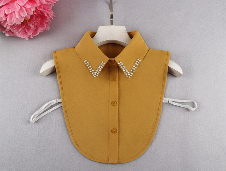 B806 / Point / Chiffon Point Fake Collar, False Collar, Removable Collar