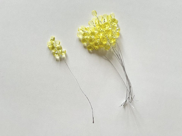 10 Stems / Crystal Bead Leaf Spray  FS21S