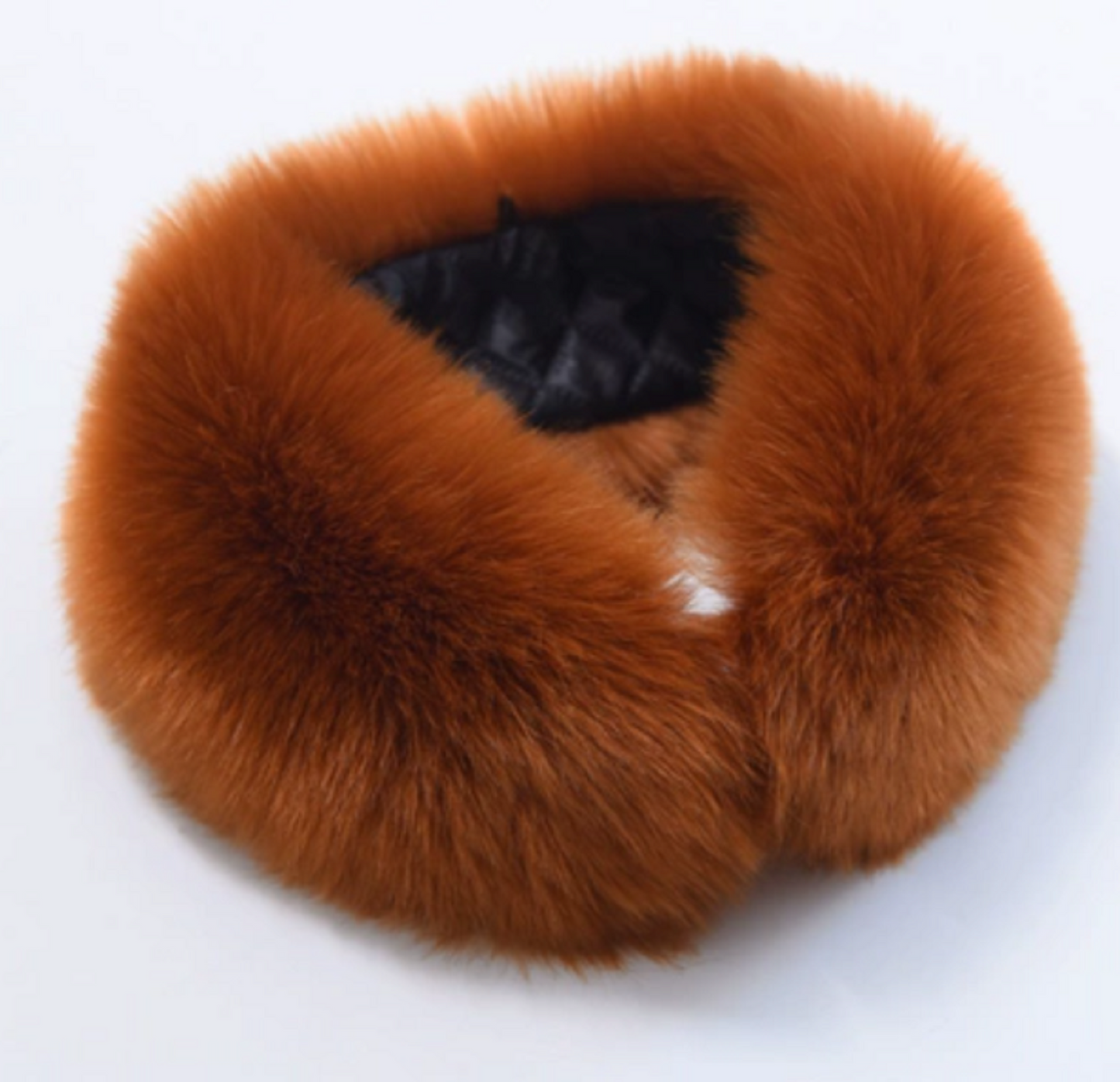 55cm / Faux Fur Collar Scarf, False Collar, Removable Collar  B702(S)