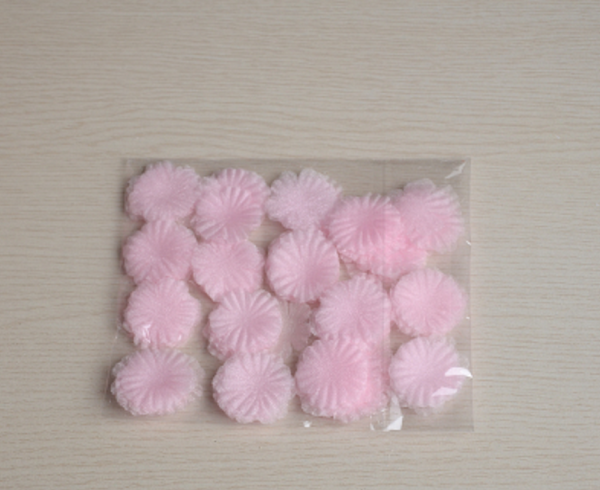 50 pcs / Pink / Organza, Silk / Flower Petals SF90