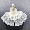 B665(W)-small / Off White / Elegant Lace Fake Collar, False Collar, Removable Collar