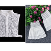 B633 / Off  White Lace Fake Collar, Removable Cuffs, False Collar, Removable Collar