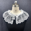 B652(W)-small / Off White / Elegant Lace Fake Collar, False Collar, Removable Collar