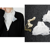 B679 / Off White / Fake Collar, Fake Wrist Cuffs, False Collar, Removable Collar