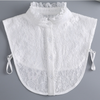 B692 / Off White / Fake Collar, Fake Sleeve Cuffs, False Wrist Cuffs, Removable Wrist Cuffs