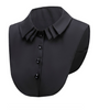 B74 / Black / Fake Collar, False Collar, Removable Collar