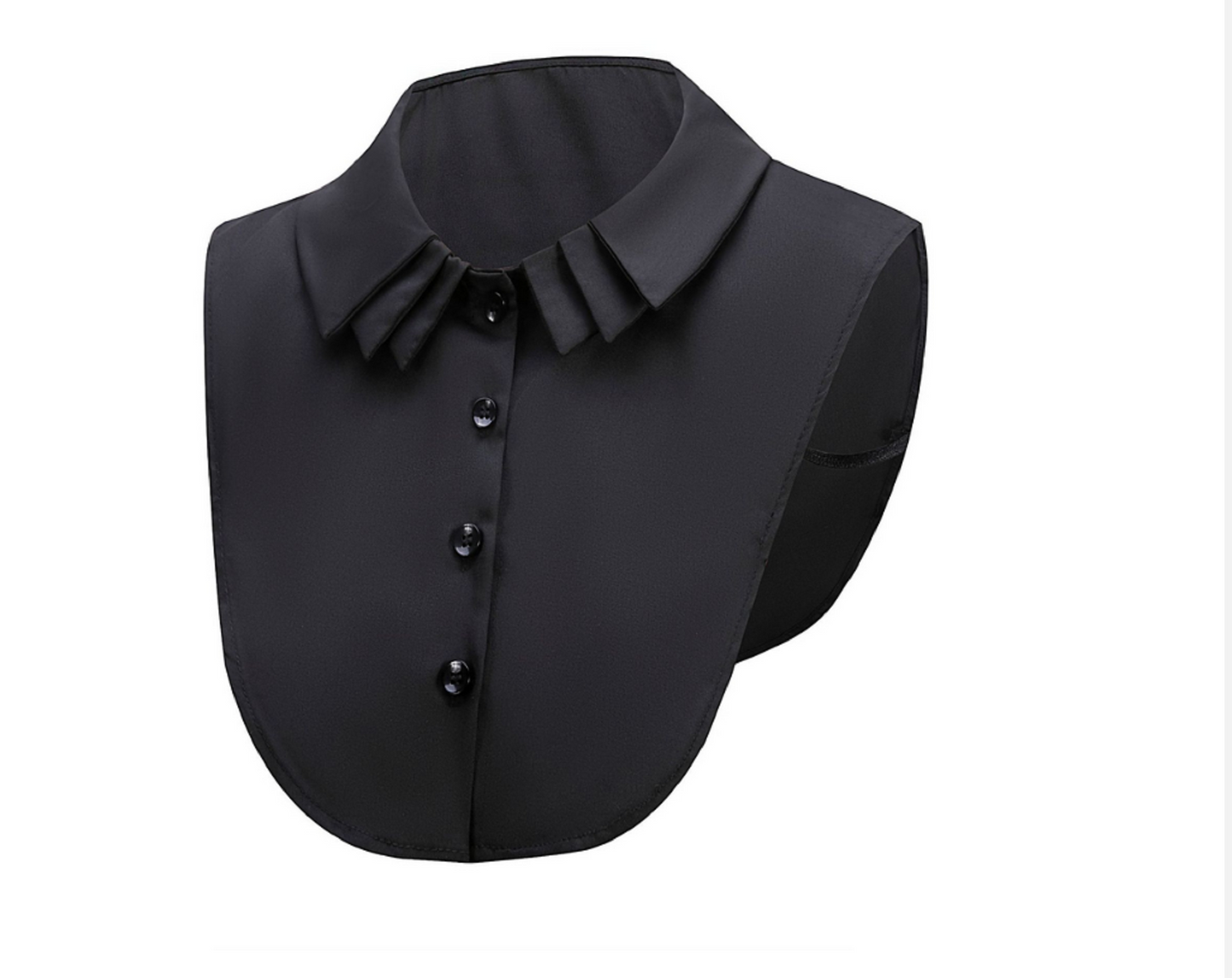 B74 / Black / Fake Collar, False Collar, Removable Collar