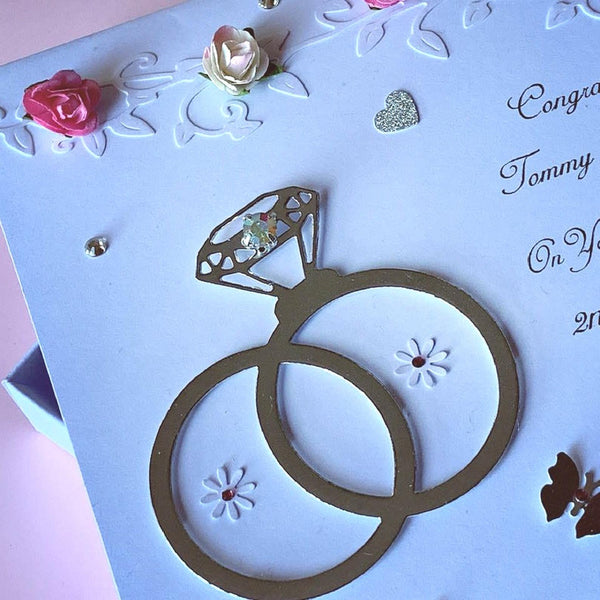 Luxury Handmade Wedding Card  C300