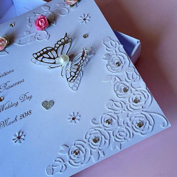 Luxury Handmade Wedding Card  C300