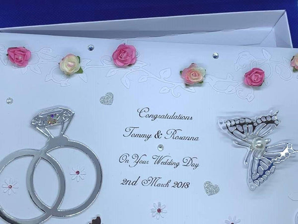 Luxury Handmade Wedding Card  C300