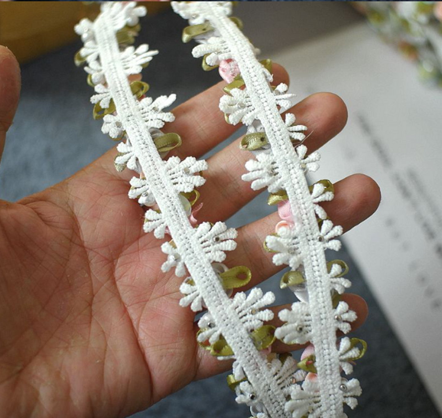 Floral Lace Trims, Headband Accessories Lace Trim  LF002