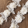 1 Meter / 5.5cm / Off White Floral Lace Trim  LF006