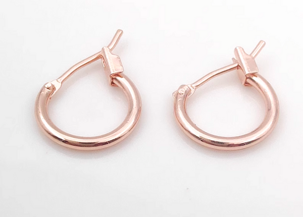 10 pcs / Gold Plated Earrings Hoop, DIY Jewellery Making Findings  EK63