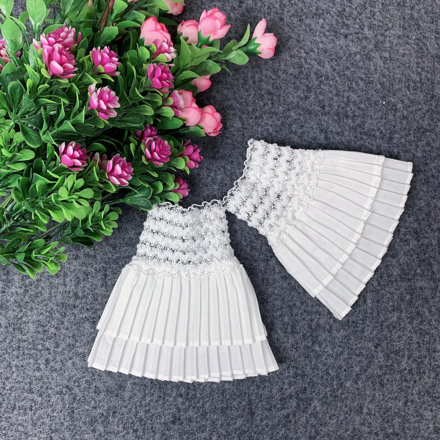 B633 / Off  White Lace Fake Collar, Removable Cuffs, False Collar, Removable Collar