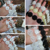 1 meter / Off White / Floral Lace Trim  LF017, LF018, LF019