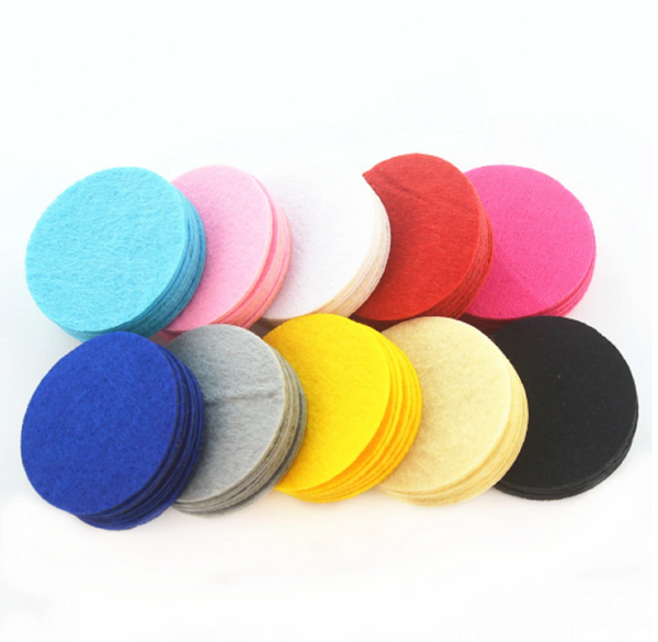 2.5cm, 3cm / 1,000 pcs Mixed Round Felt Fabric Pads