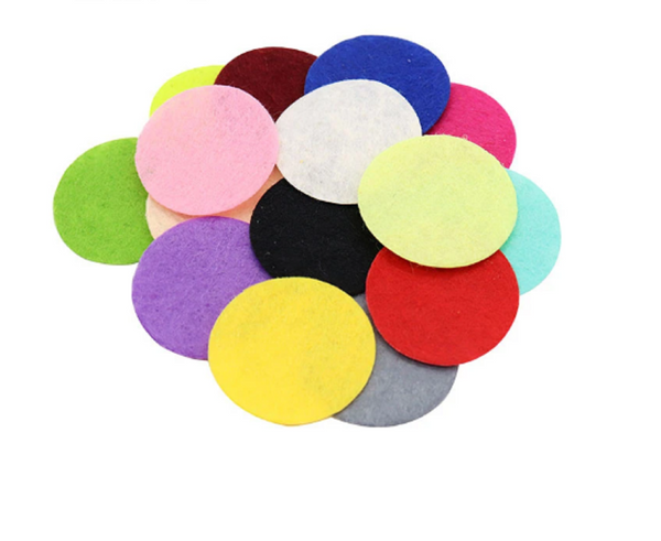 2.5cm, 3cm / 1,000 pcs Mixed Round Felt Fabric Pads