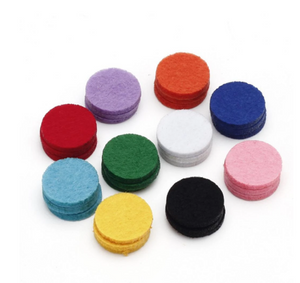 2.5cm, 3cm / 1,000 pcs Mixed Round Felt Fabric Pads