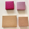 5 boxes / Small Glitter Jewellery Gift Boxes