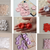 50 pcs / Organza, Silk / Fabric Flower Petals SF93