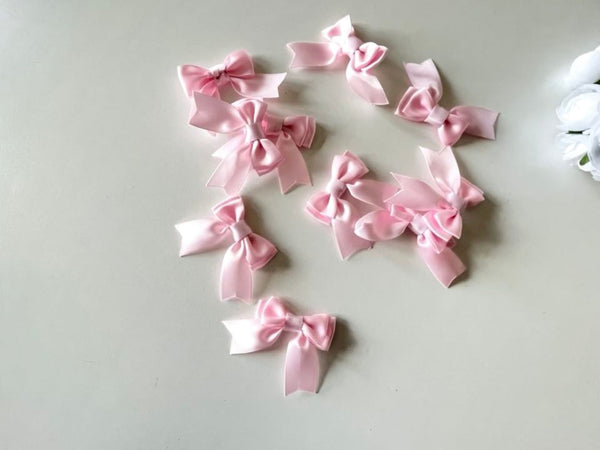 20 pieces / 4.7cm / Handmade Double Satin Bows BW003