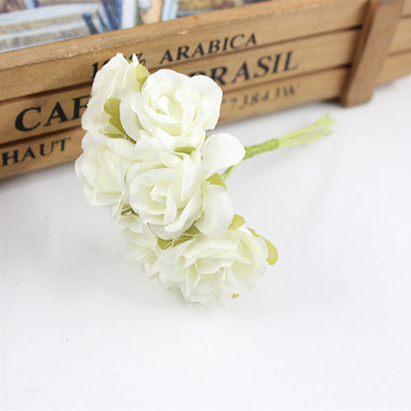 30 Pcs / 2.5cm / Mixed Lot Mini Artificial Flowers   SF001