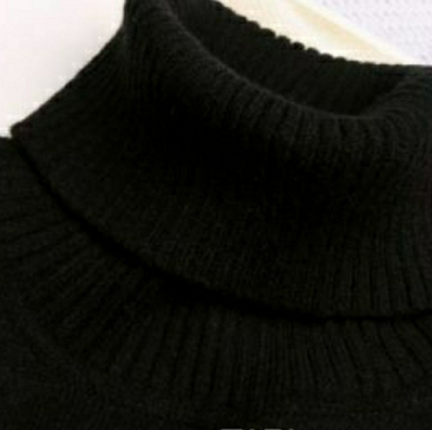 B680 / Removable Knit Fake Collar, False Collar, Removable Collar, Fake Sleeve Cuffs, False Wrist Cuffs, Removable Wrist Cuffs