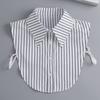 B643 / Black / Cotton Detachable Collar, False Collar, Removable Collar