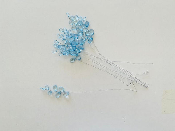 10 Stems / Crystal Bead Leaf Spray  FS21S