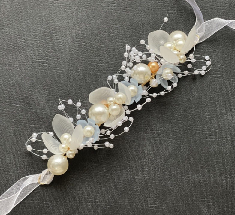 Floral Wedding Corsage, Bridesmaid Corsage TS1101