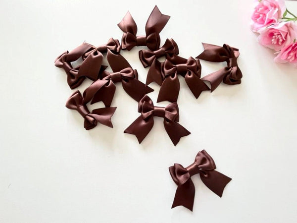 20 pieces / 4.7cm / Handmade Double Satin Bows BW003