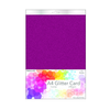 Habicraft / 10 sheets / Cerise Non-Shed Glitter Card 290gsm  (HGC11) Wholesale