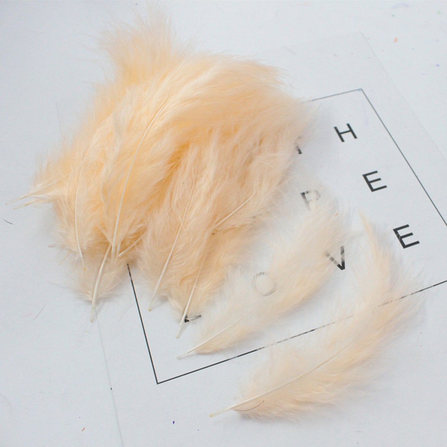 100 pcs / DIY Craft Soft Swansdown Feather Trim