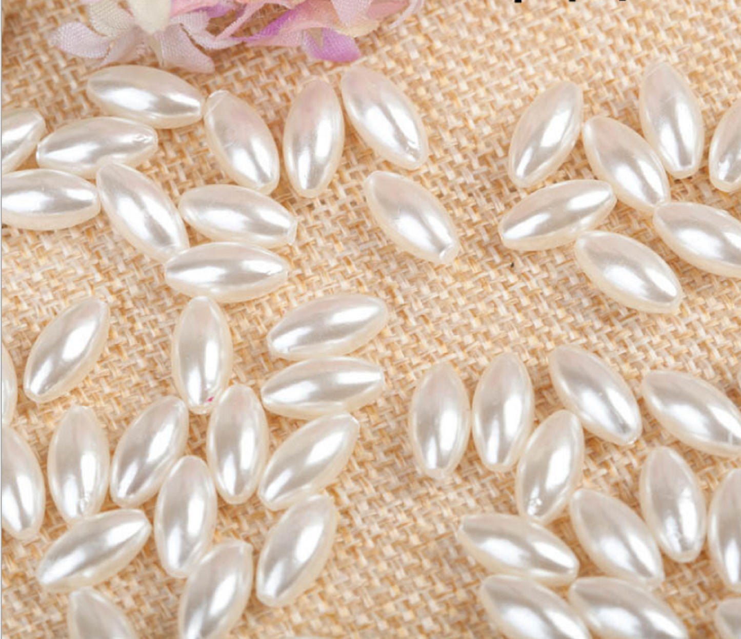 600 pcs / 4 x 8mm, 6 x 12mm / Rice Beads