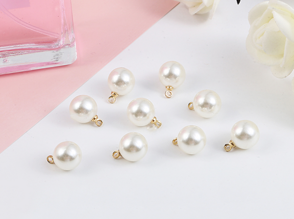 20 pcs / 6mm, 8mm /Single Loop Pearl Beads   P061