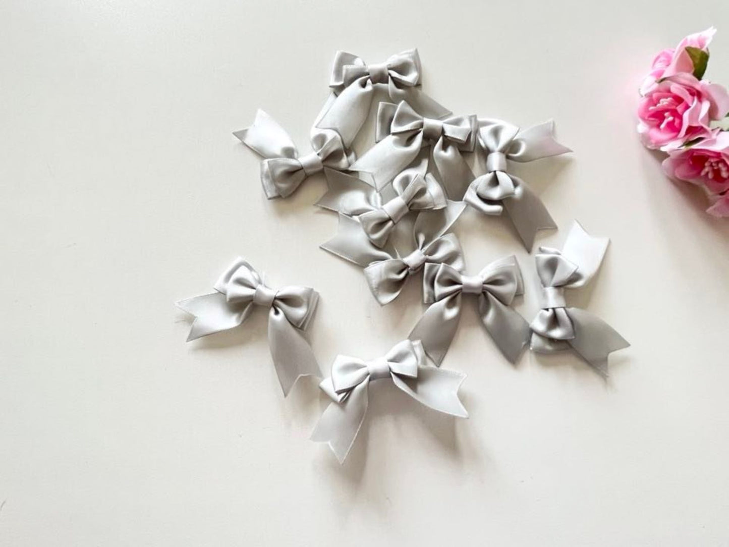 4.7cm / 30 pcs / Mixed Handmade Double Satin Bows BW003