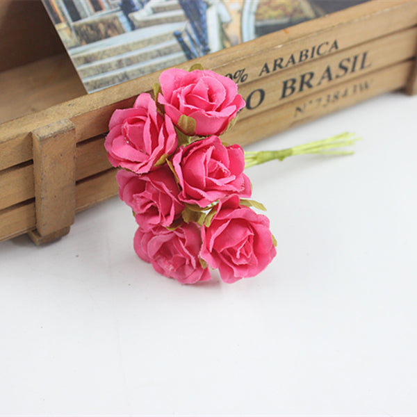 30 Pcs / 2.5cm / Mixed Lot Mini Artificial Flowers   SF001