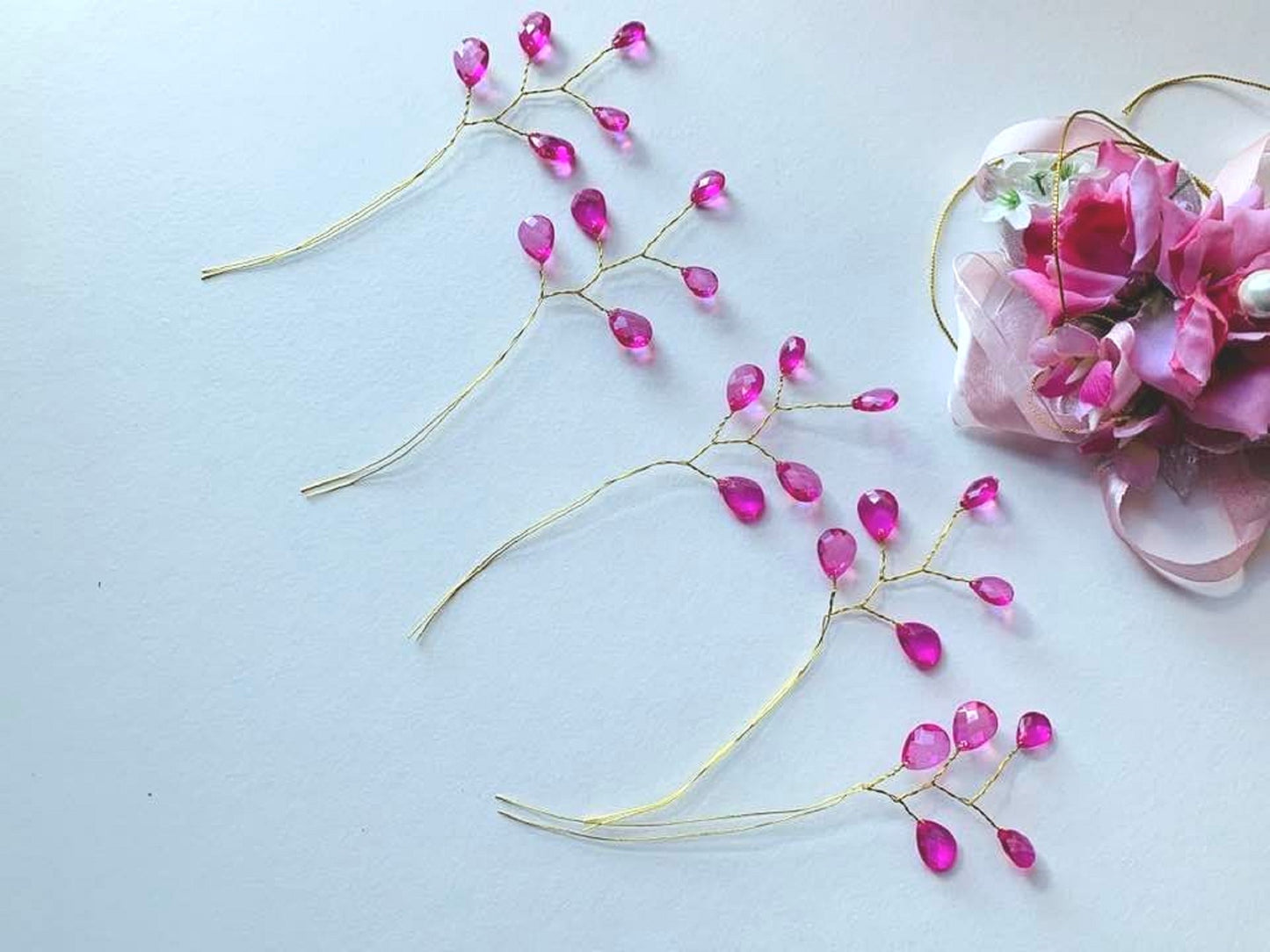 10 Stems / Flower Bead Sprays, Artificial Flowers  FS26S