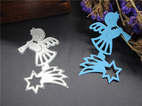 Cutting Die, Handmade Card Metal Die Cutter, Scrapbook Cardmaking Christmas Angel Die Cutter DC1331