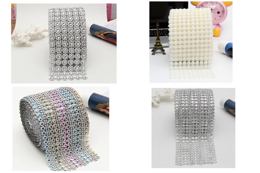 3 Metres / Plastic Sunflower Pearl Trim  TR013