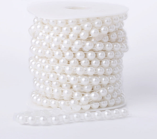 3 Meters / 3mm, 6mm / Flat Back Pearl Cotton Line