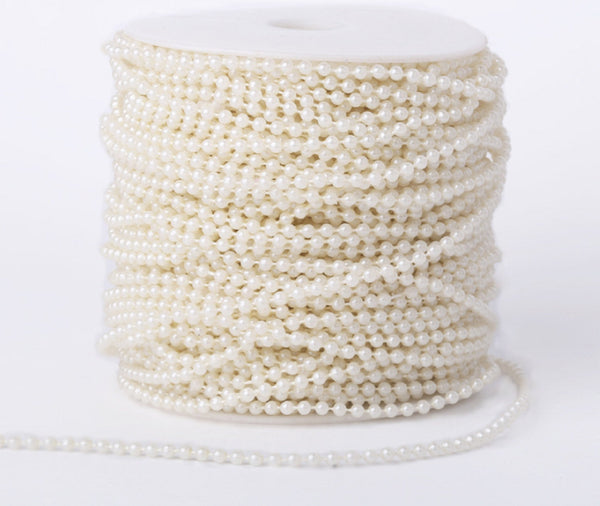 3 Meters / 3mm, 6mm / Flat Back Pearl Cotton Line