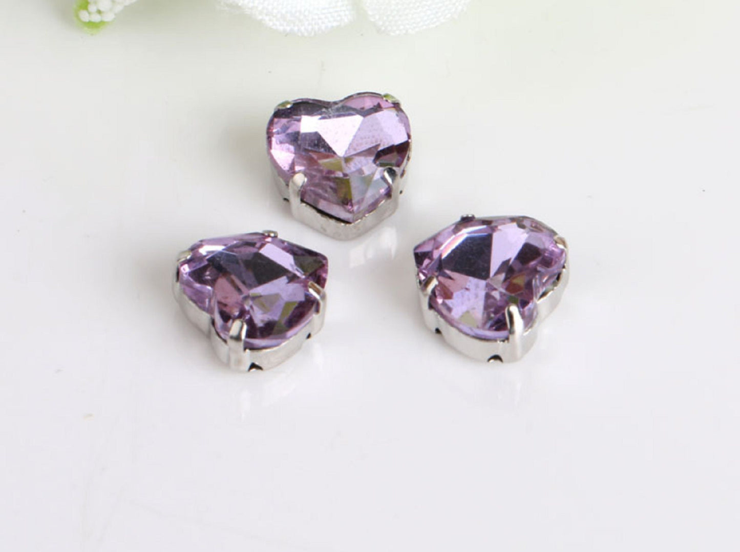 (S16S)  20 Pcs / 10mm / Mix Lot Sew On Rhinestone