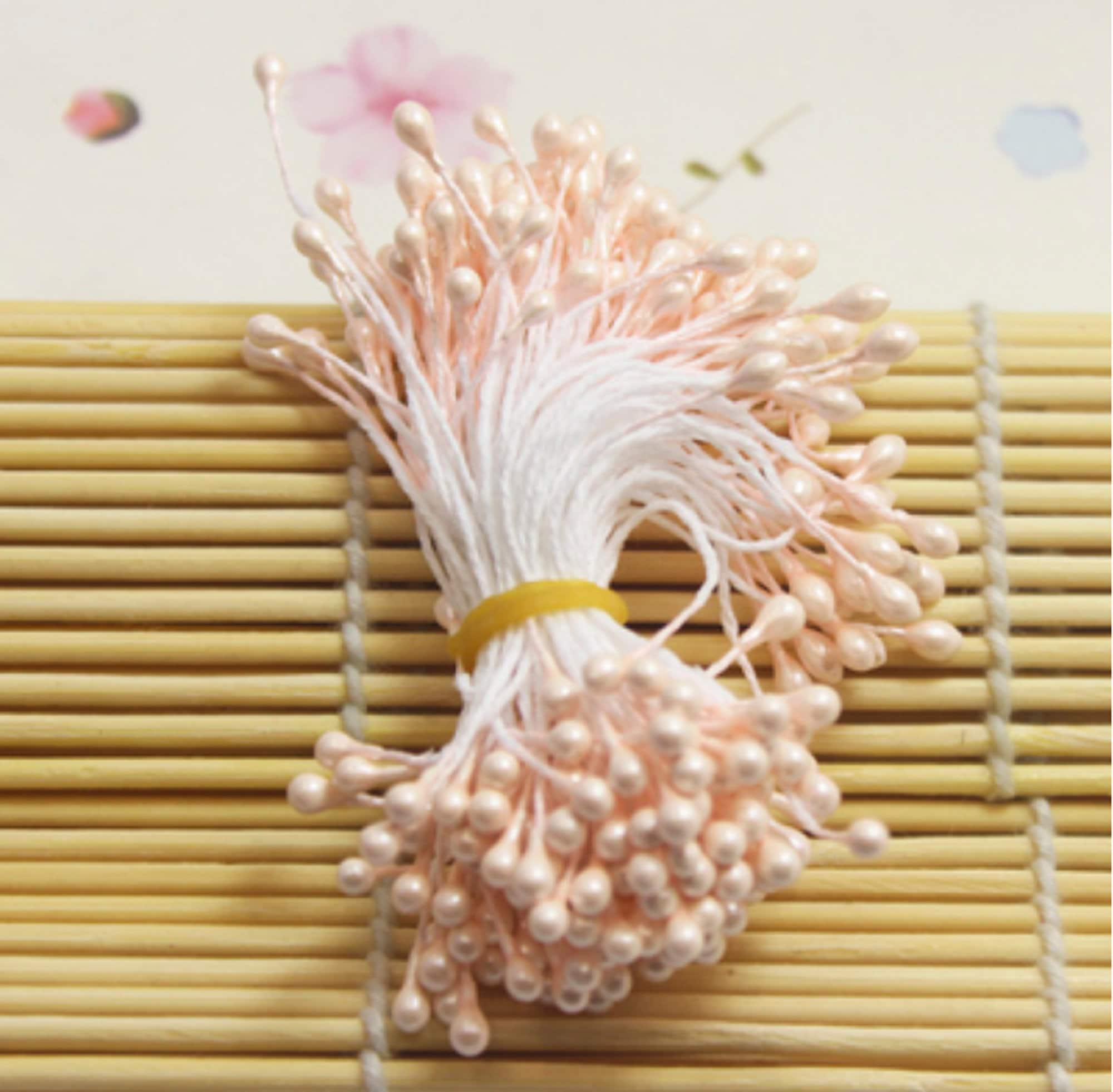 180 Pcs Pearl Flower Stamen