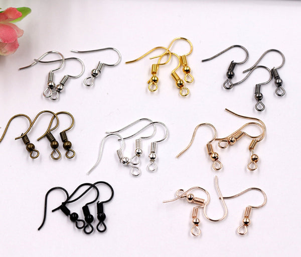 200 pcs / DIY Fish Hook Earrings  E69