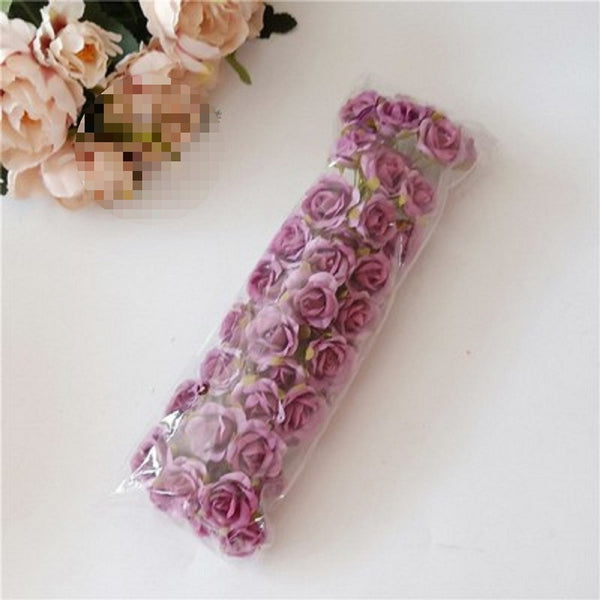 30 Pcs / 2.5cm / Mixed Lot Mini Artificial Flowers   SF001