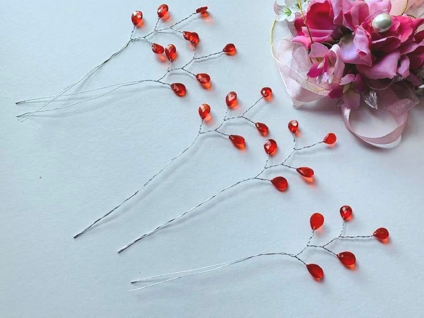 10 Stems / Flower Bead Sprays, Artificial Flowers  FS26S