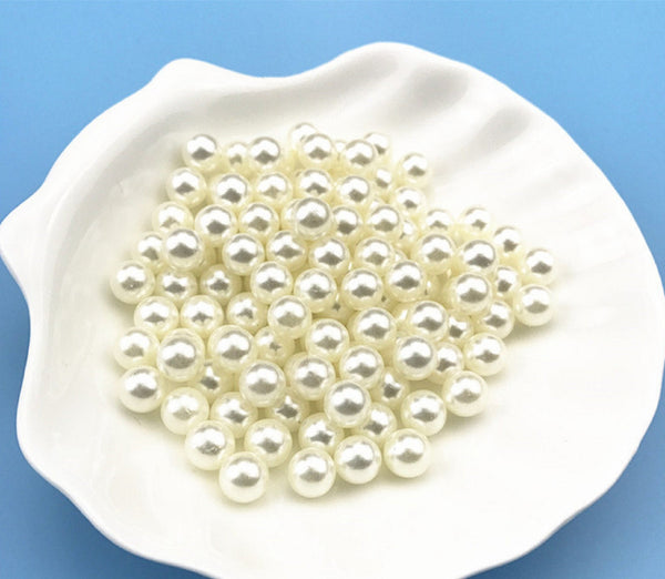 6mm-14mm / Round Pearl Beads (No Hole)