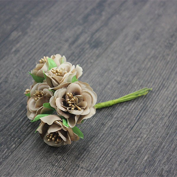 30 Pcs / 3cm / Mini Artificial Flowers   SF004