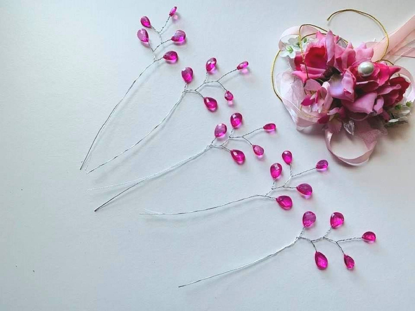 10 Stems / Flower Bead Sprays, Artificial Flowers  FS26S